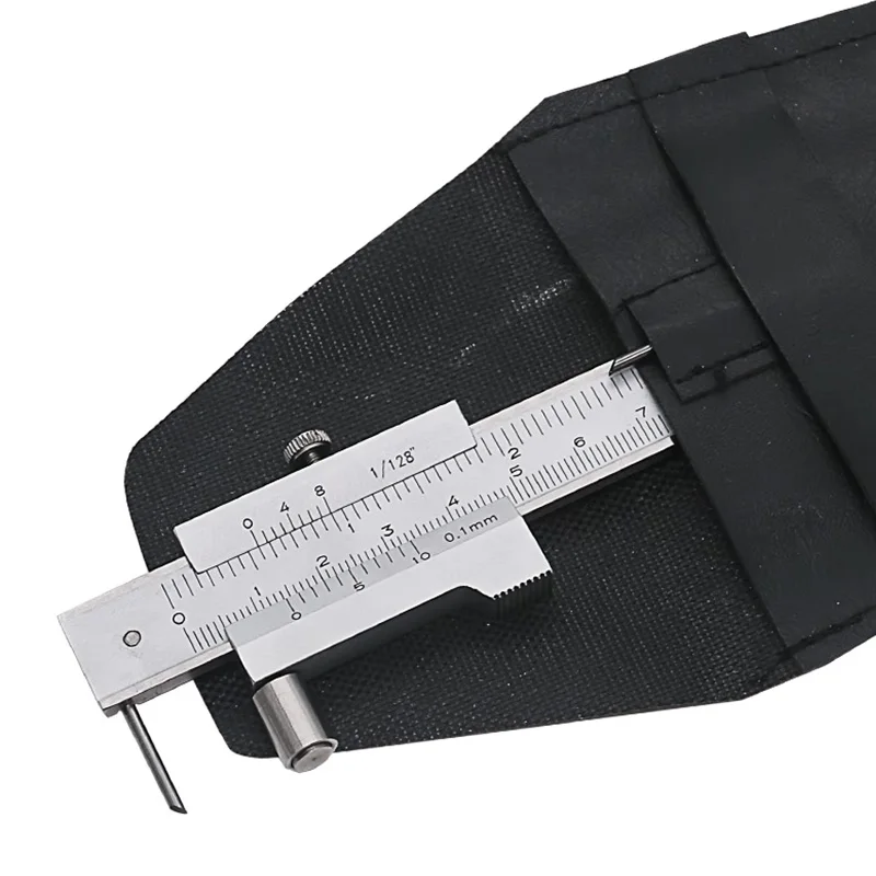 0-200mm Multifunctional Marking Vernier Caliper with Carbide Needle Scriber Parallel Marking Measuring Ruler