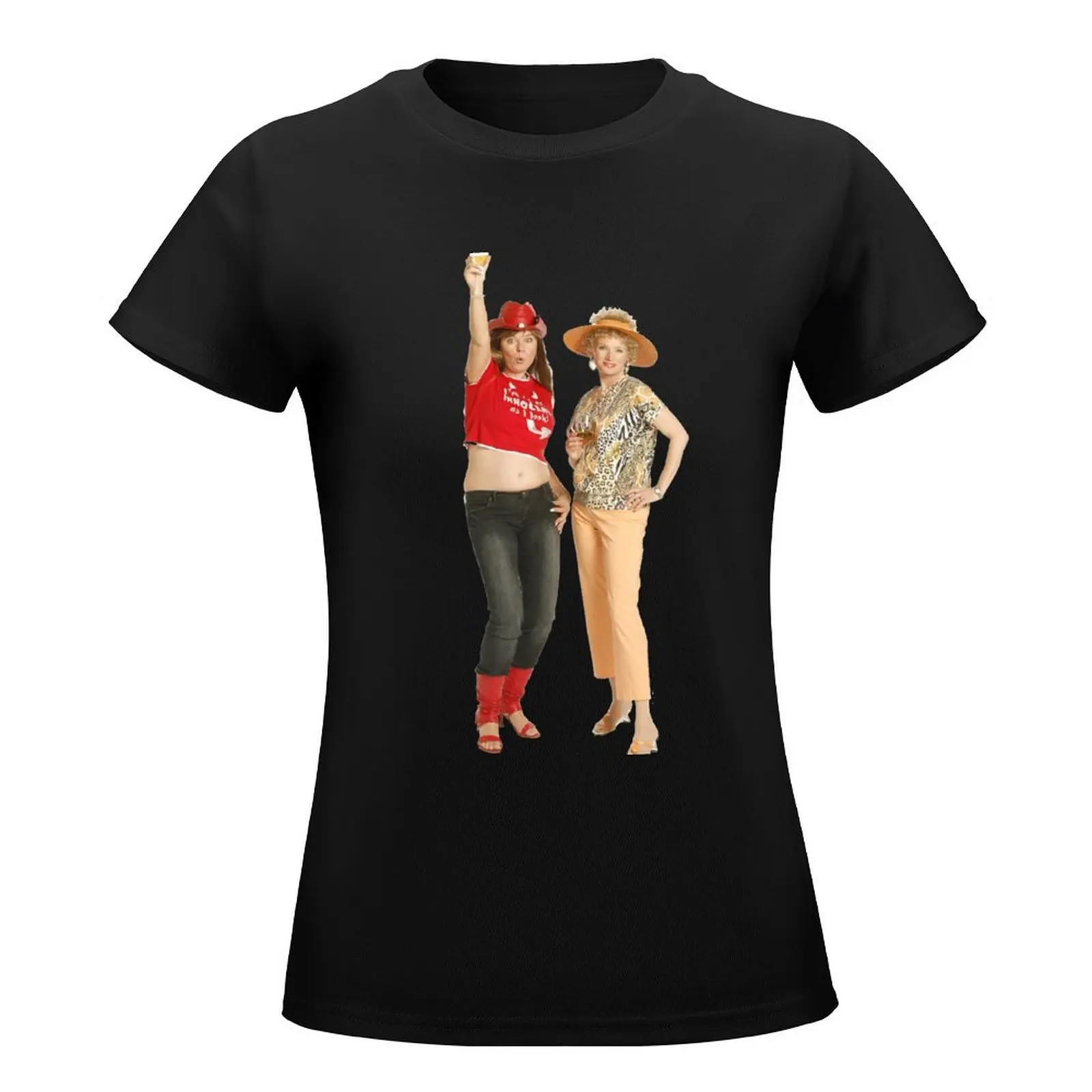 Kath and Kim: Drinks T-Shirt cute clothes anime clothes tops for Women