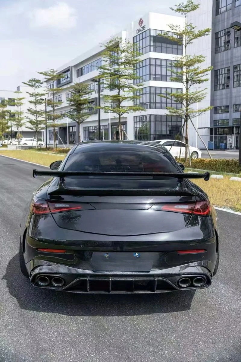 New CMST Style Dry Carbon Fiber GT Rear Trunk Spoiler for