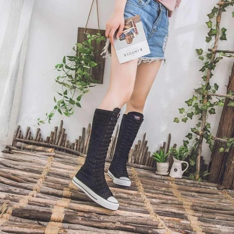 2026 Boots Women Sneakers Canv - Sewing Zipper recension och pris