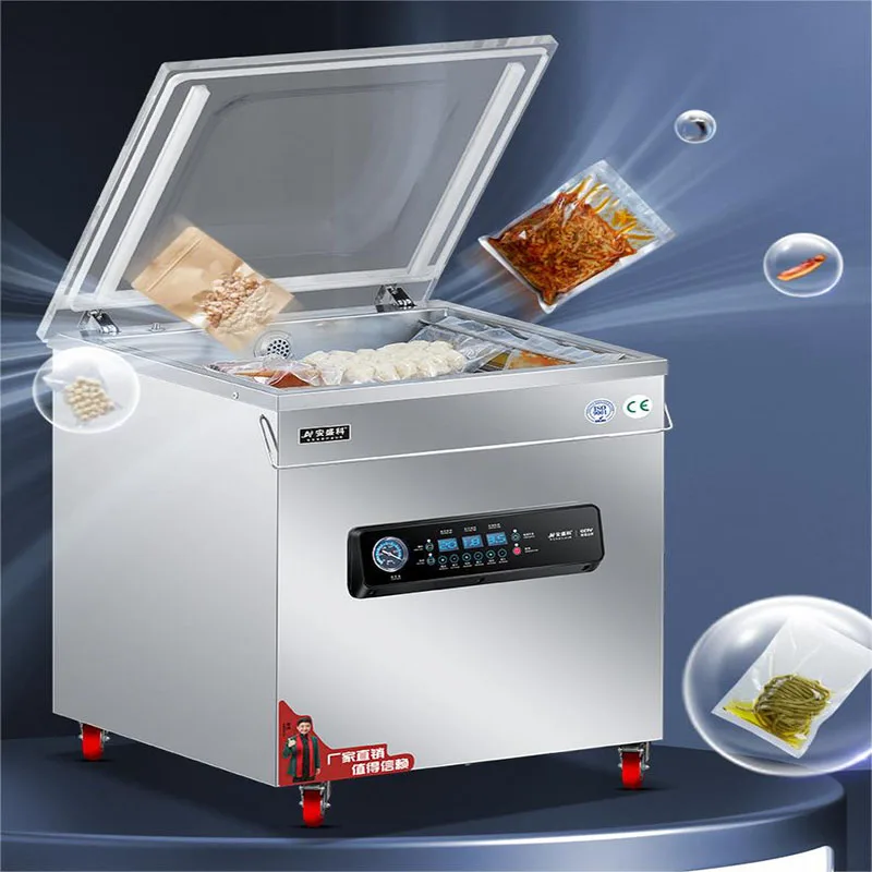 Vacuum Food Sealers Commercial Home Automatic Large Tight Packing Machine Sealing  Commercial Industrial Vacuum Sealing Machine