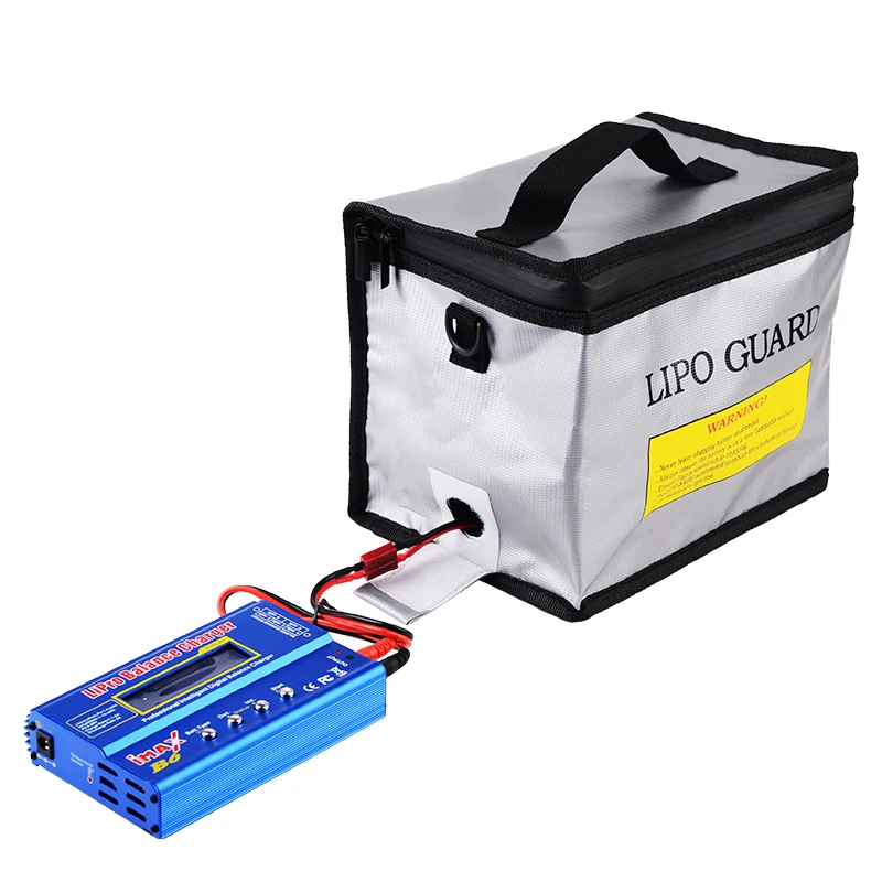 Fireproof Explosionproof Bag Lipo Battery Safe Bag 215*145*165mm RC Lipo Battery Guard Safe Portable Storage Handbag