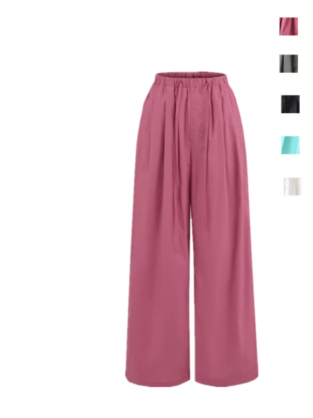 กางเกงขายาวเอวสูงทรงหลวม สไตล์เรโทรอเมริกัน ลำลอง ใส่สบาย ทรงหลวม ทันสมัย สไตล์สตรีท