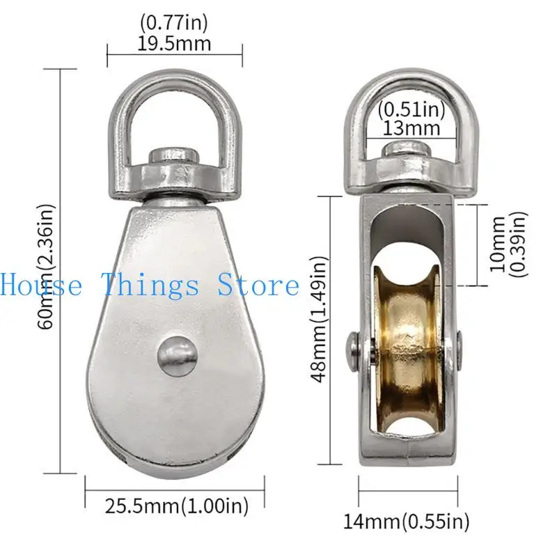 652F Smooth Wire Pulley SwivelPulley Suitable for Different Purposes Pulley System