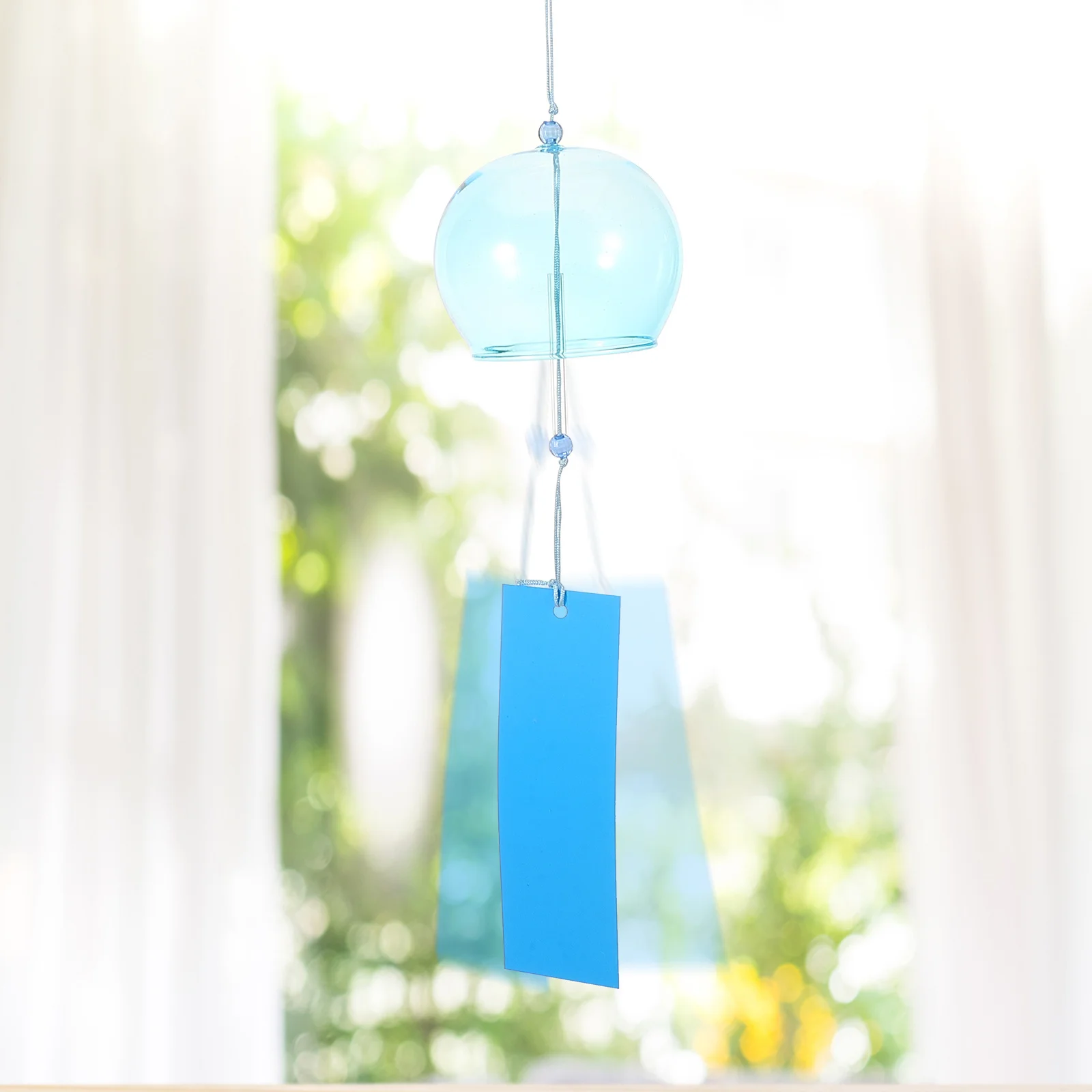 

Colorful Wind Chimes Outdoor Hanging Decoration Wedding Windchimes Glass Balcony Bell Festival