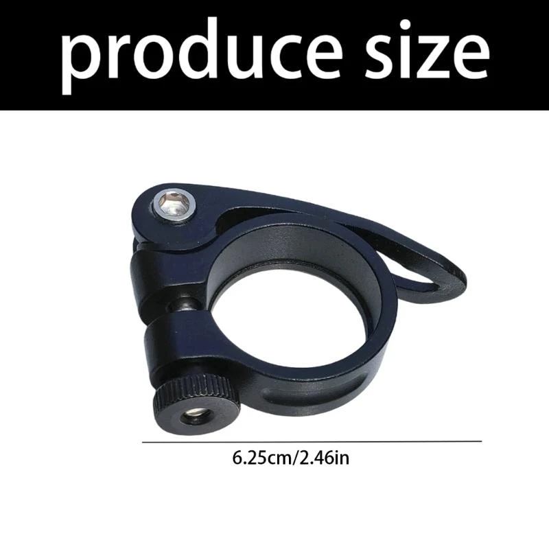 Bicycles Seatpost Clamp Aluminium Alloys Bike Quick Release Seatpost Collar Tube Clamp Road Bike Tube Clip