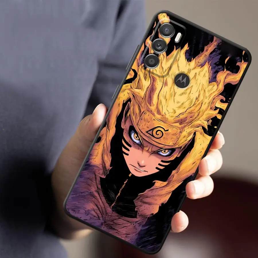 Cool Retro Kakashi Case for Motorola Mot G32 G60 G51 G73 G53 G30 G71 Edge 20 Pro 30 Lite G22 Edge40 G52 G60s G50 Black Soft