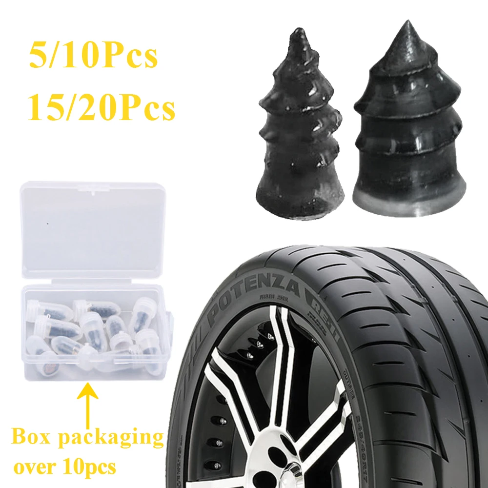 Kit de reparação de pneus vácuo sem câmara Parafusos de perfuração de pneu prego Conjunto de montagem de motocicleta Reparos de rodas