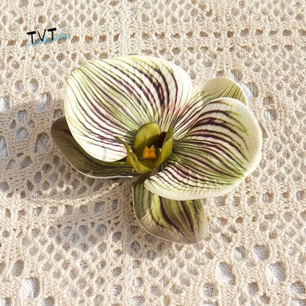 

Cute DIY Jewelry Making Craft Simulated Flower Handmade Accessories Hairpin Butterfly Orchid Flower Decoration Headdress Women