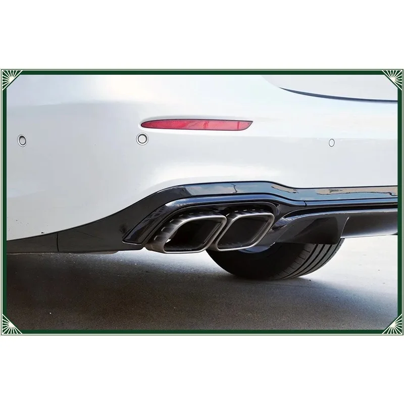 

Suitable for 16-22 E-Class Sports Edition Modified AMG E53E63 Rear Lip Surrounded Four Exhaust Tail Throat