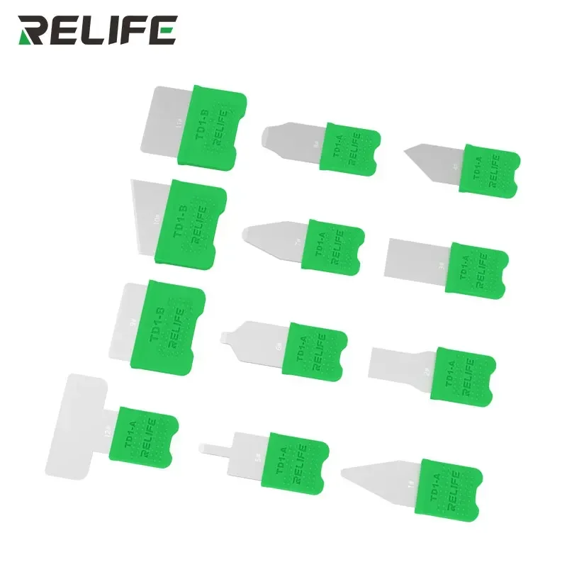

RELIFE TD1 Pro 12in1 High Toughness LCD Screen Opener Prying Tools for iPhone iPad Samsung Tablet Mobile Phone Repair Tools