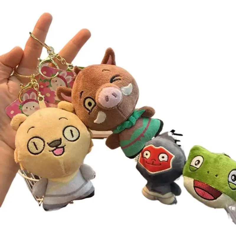 かわいい朗朗山リトルモンスターPP綿入りぬいぐるみキーホルダーペンダントバックパック吊り飾り