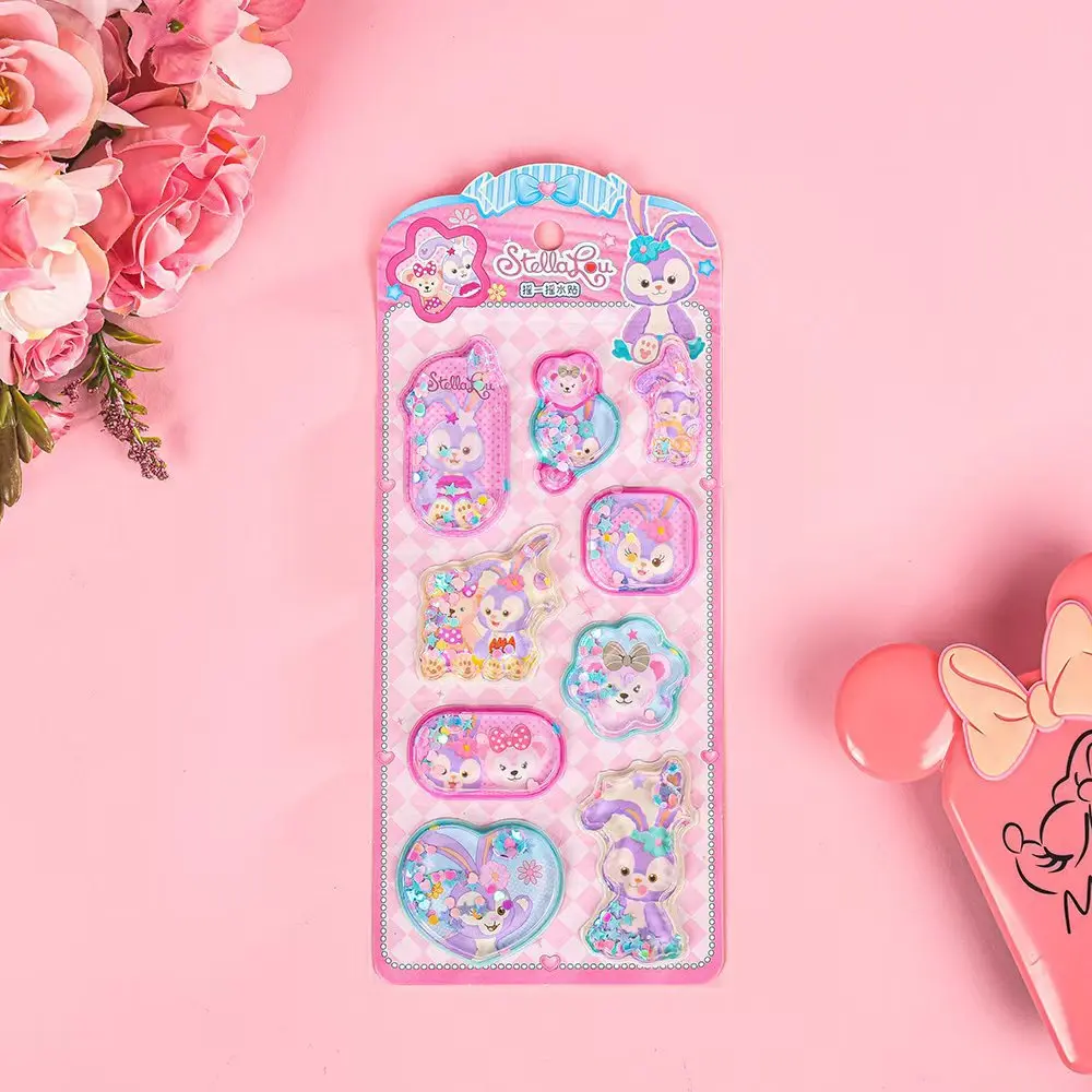 2026Anime Hello Kitty Hangyodon Cinnamoroll 3D Adesivo gelatina trasparente Cristallo Simpatici adesivi decorativi Custodie per telefoni Giocattoli fai da te