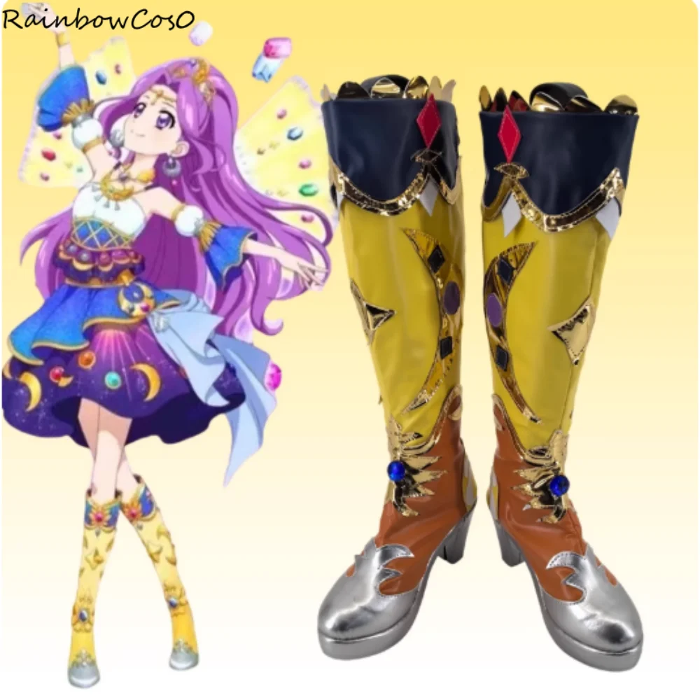 

Kanzaki Mizuki Aikatsu Aikatsu! Обувь для косплея, ботинки, игра в стиле аниме, вечеринка на Хэллоуин, RainbowCos0 W5102