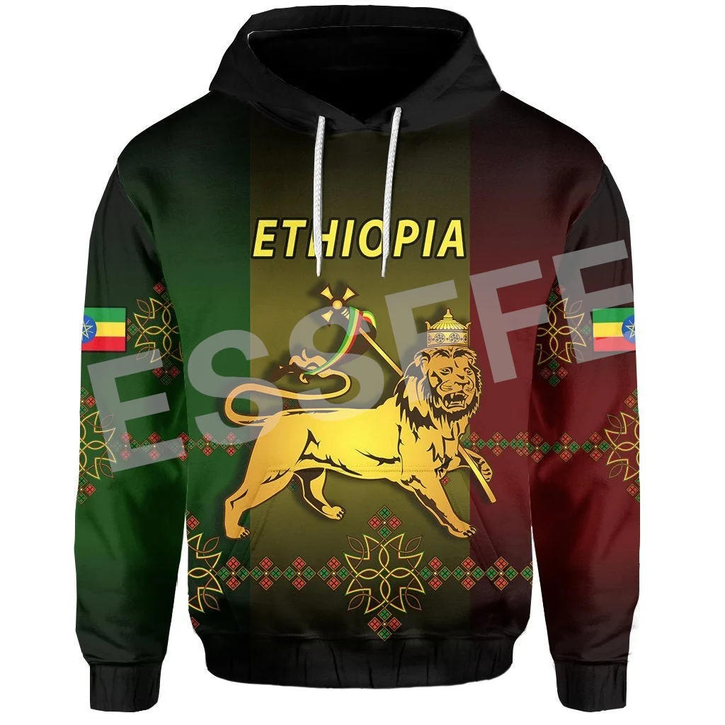 

Africa Country Flag Lion Ethiopia Church Reggae Tribel Tattoo Streetwear Tracksuit 3DPrint Unisex Casual Funny Jacket Hoodies 20