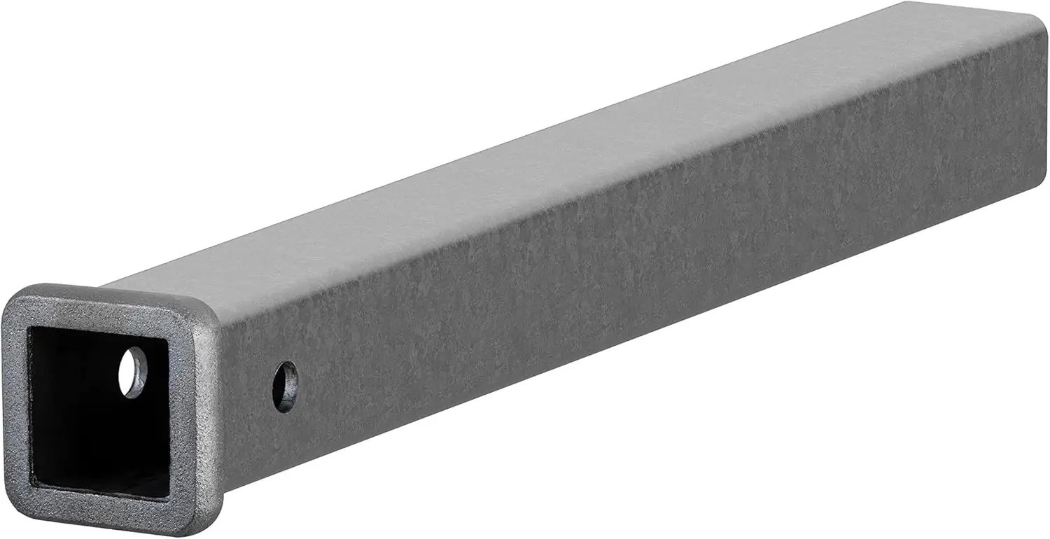 

2-Inch x 24-Inch Raw Steel Trailer Hitch Receiver Tube for Welding, Heavy-Duty Towing Accessory