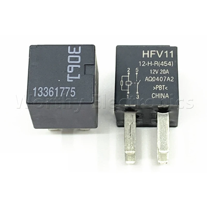 Free shipping 10pcs/lot relay 12VDC 20A 4PIN HFV11-12-H-R(454) 13361775