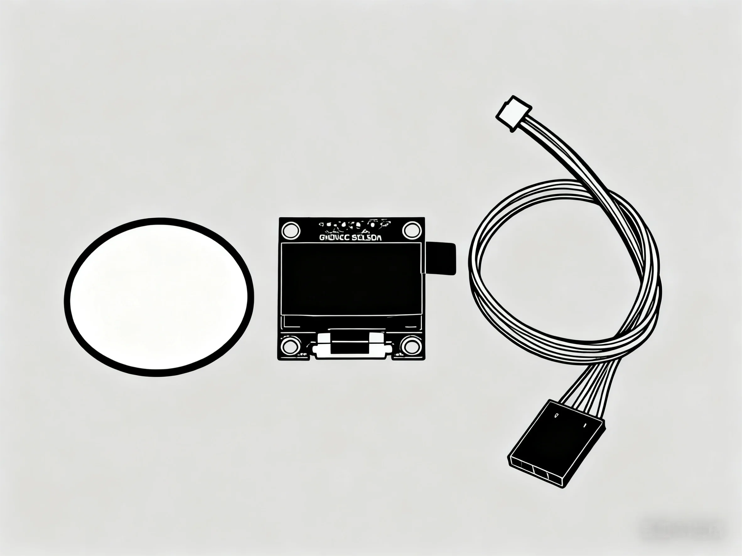 Rctosky OSD OLED Display for 2.4.8 Flight Control Flight Display Flight Status Connected to I2C Interface of