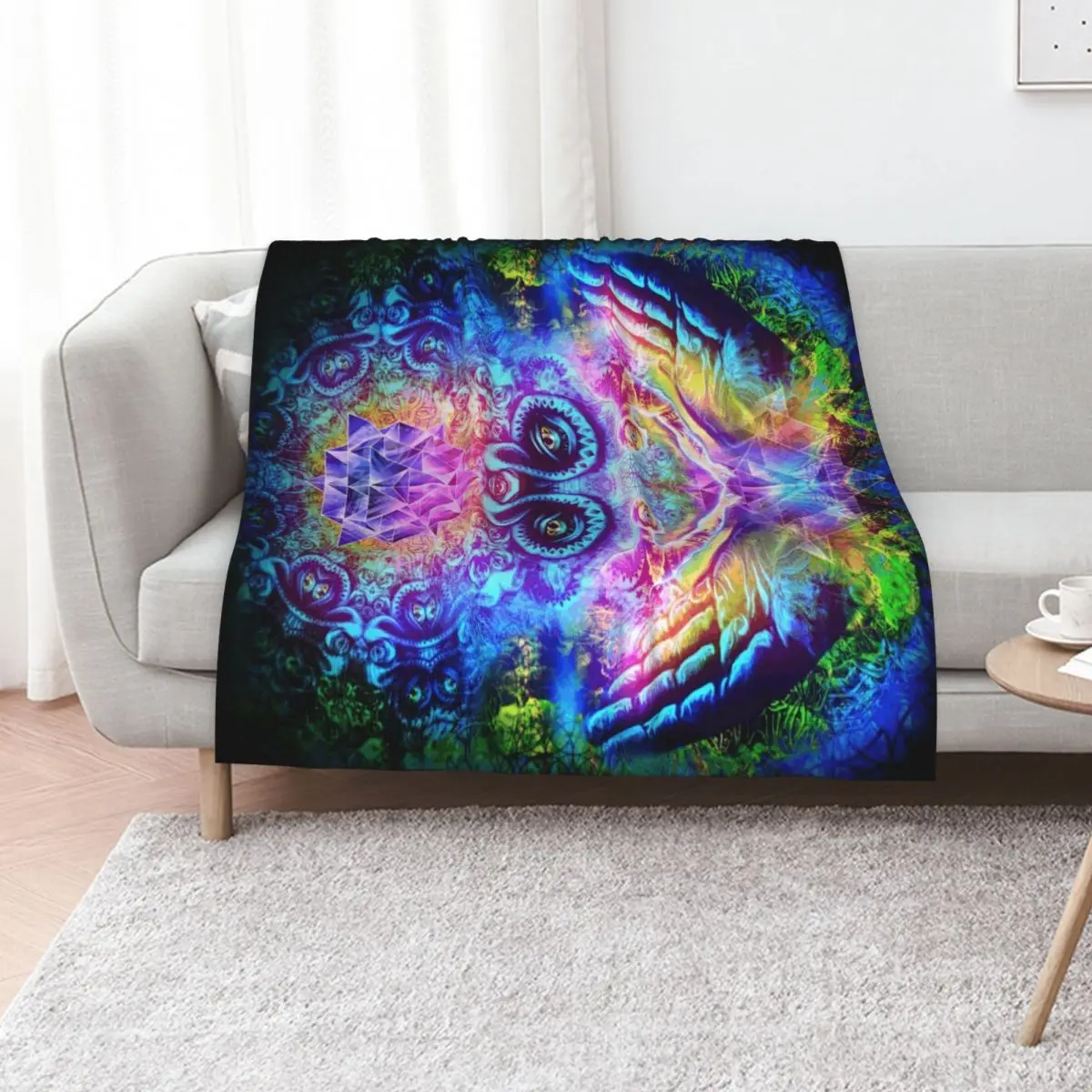 Transition to Butterfly Throw Blanket Bed cosplay anime Polar Moving funny gift halloween Blankets