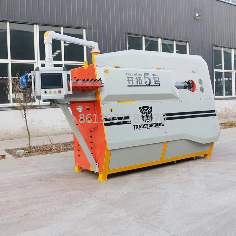 Automatic Rebar Stirrup Bending Machine New Condition ISO CE Certified Carbon Steel Processed Engine Core Manufacturer Price