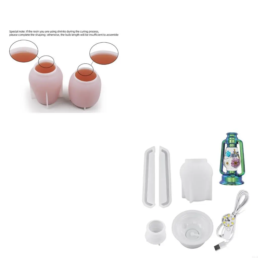 

Художественная форма для литья из смолы, гибкие многоразовые формы, масляная лампа из смолы, силиконовые формы для изготовления