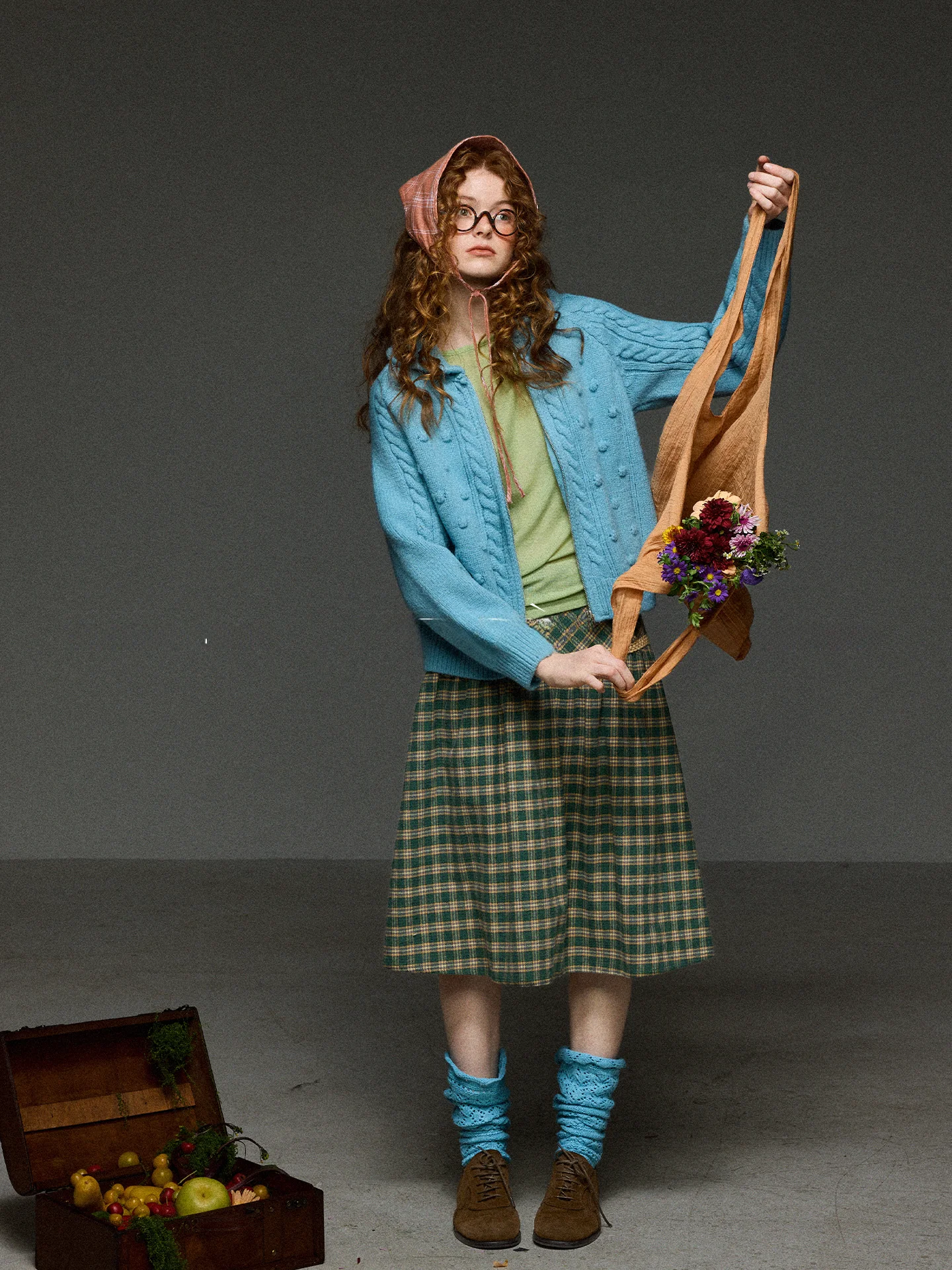 

TNIT Retro Thiened Knitted Zipper Ne Sweater Cardigan Women's Loose Fit Spring Outerwear Long Sve Pure Color Commute