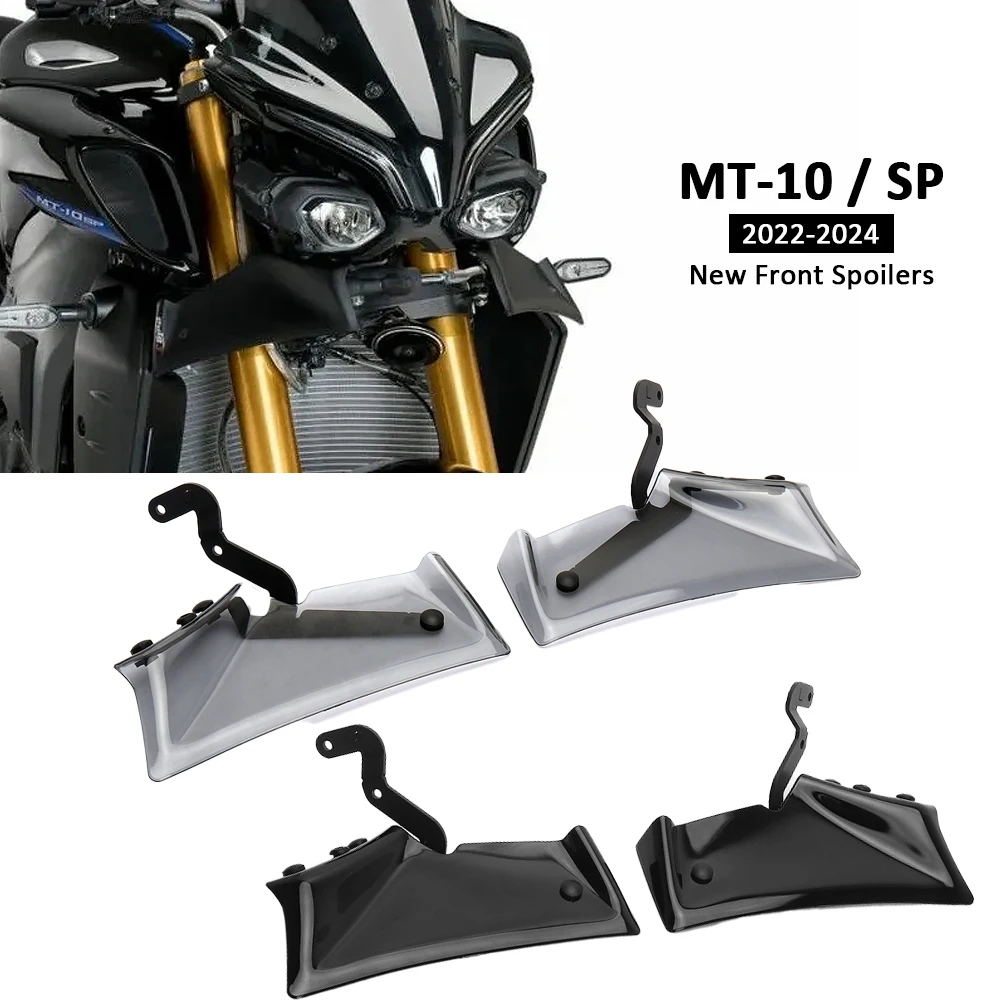 

New Motorcycle Accessorie For YAMAHA MT10 MT 10 mt10 MT-10 SP 2022 2023 2024 Downforce Front Spoiler Winglet Aerodynamic Kit