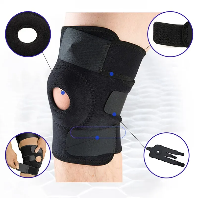 Knee Brace Adjustable Knee Support Suitable for Sport Training and Knee Pain