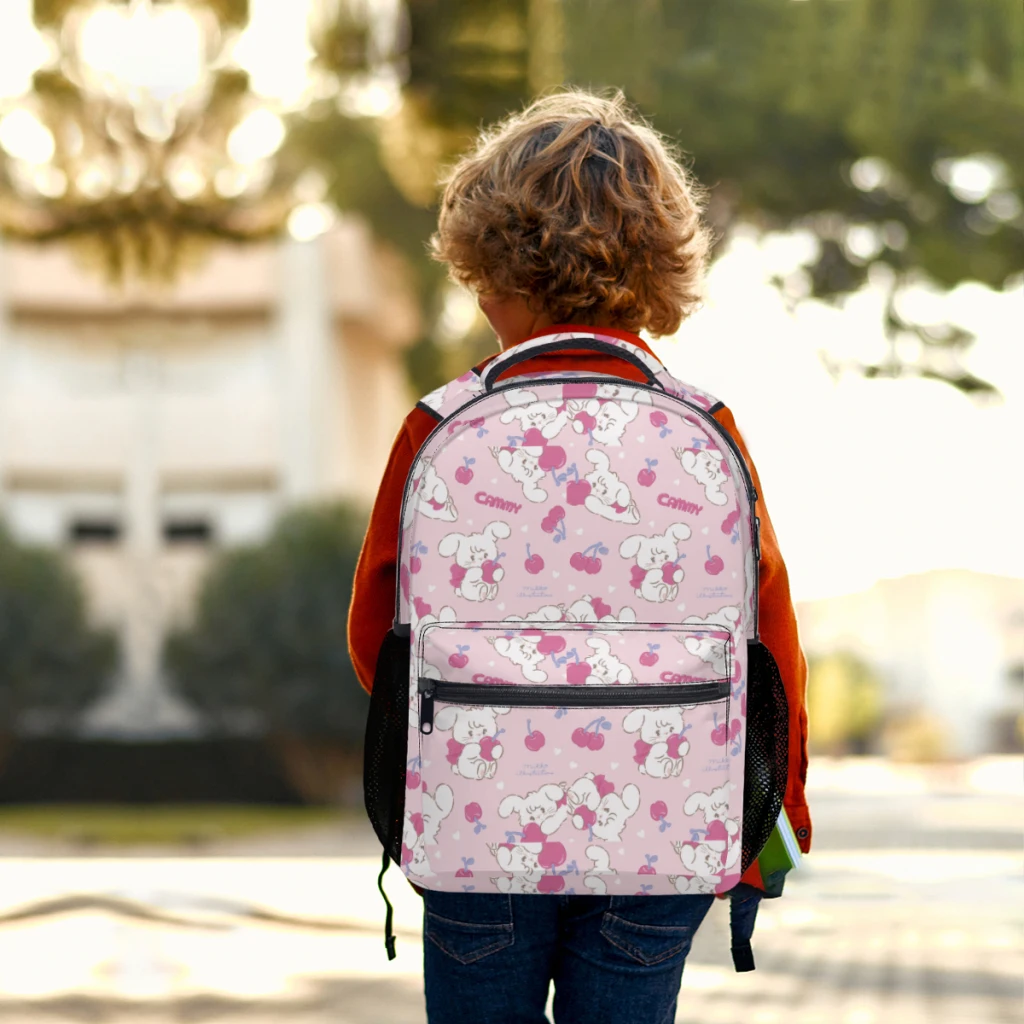 Mikko kartun Kawaii Jepang untuk anak perempuan ransel siswa kapasitas besar ransel sekolah kartun 17 inci