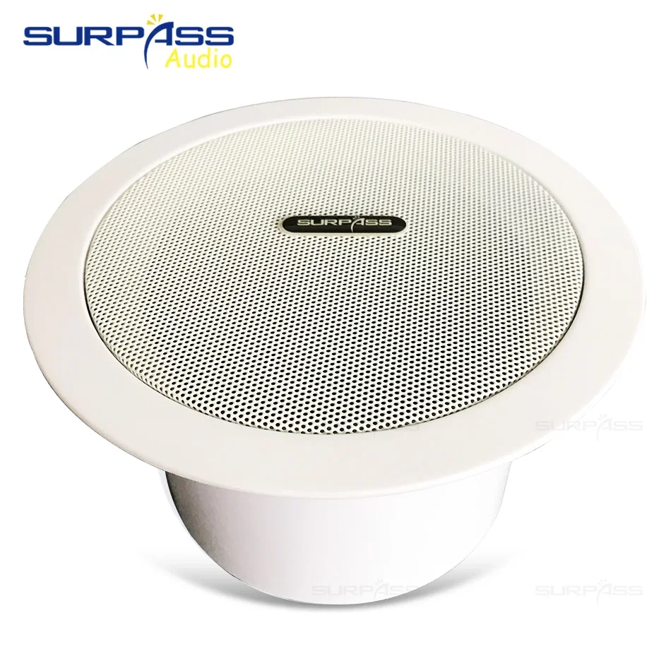 Pa sistema de cobertura traseira teto alto-falante chifre 4.5 polegada 6w no teto alto-falante para música de fundo de teatro em casa com boa qualidade