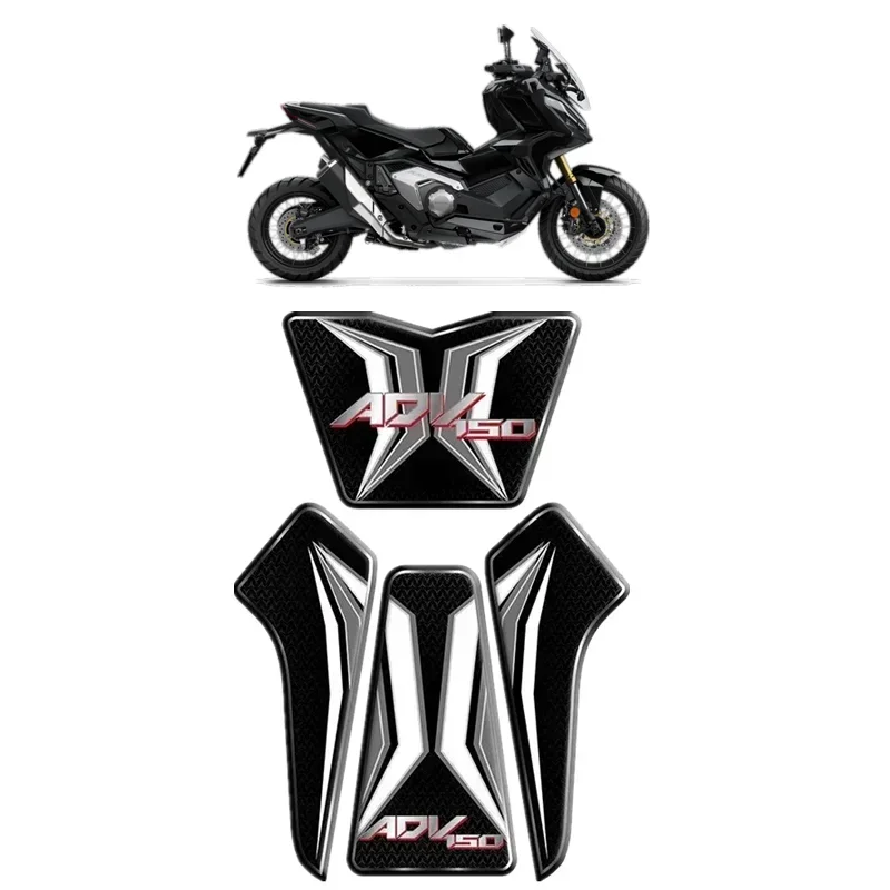 

Для HONDA XADV150 XADV 150 X-ADV Moto Tank Pad Protector 3D Gel Sticker Decal - 1