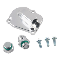 AN10 Oil Return Plate Cover Timing Chain Tensioner Drain Kit For Honda Acura K20 K20A K20Z/K24 K24A Engines