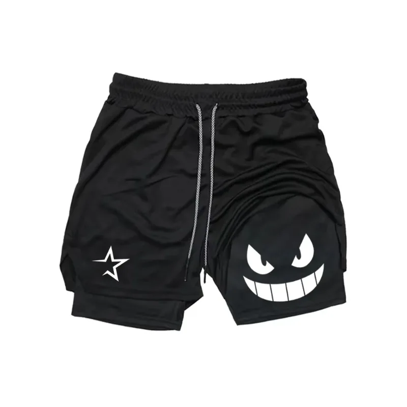 Breathable Towel Loop Casual Quick Drying Men's Summer Comfortable Sports Shorts Double-layer Running Breathable and Fashion