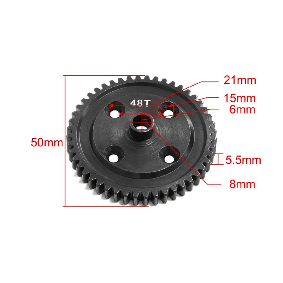 

Y34A 48T центральный дифференциал автомобиля на радиоуправлении E8082 для 1/7 KM Citron C3 аксессуары для обновления радиоуправляемого автомобиля