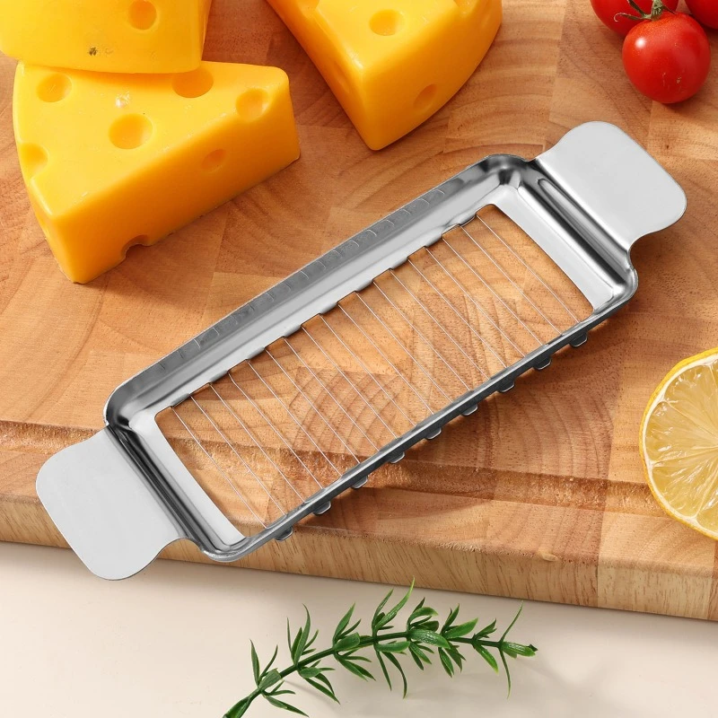 Stainless steel cheese butter slicer cheese cutter binaural 