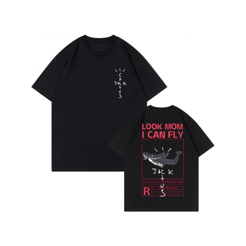 Look, Mom, I Can Fly' Print Casual Everyday Top