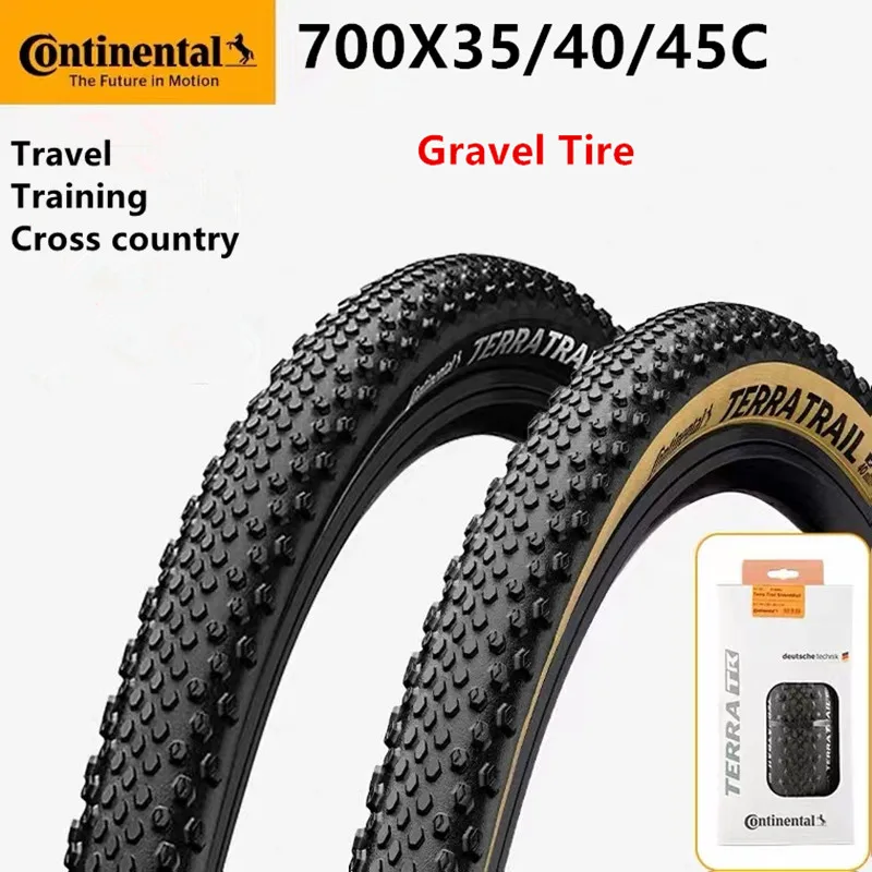 

Continental Terra Trail Road Bike Cyclocross Gravel Folding Clincher Tyre 28"ProTection Tubeless Ready Tires 700X35/40/45C