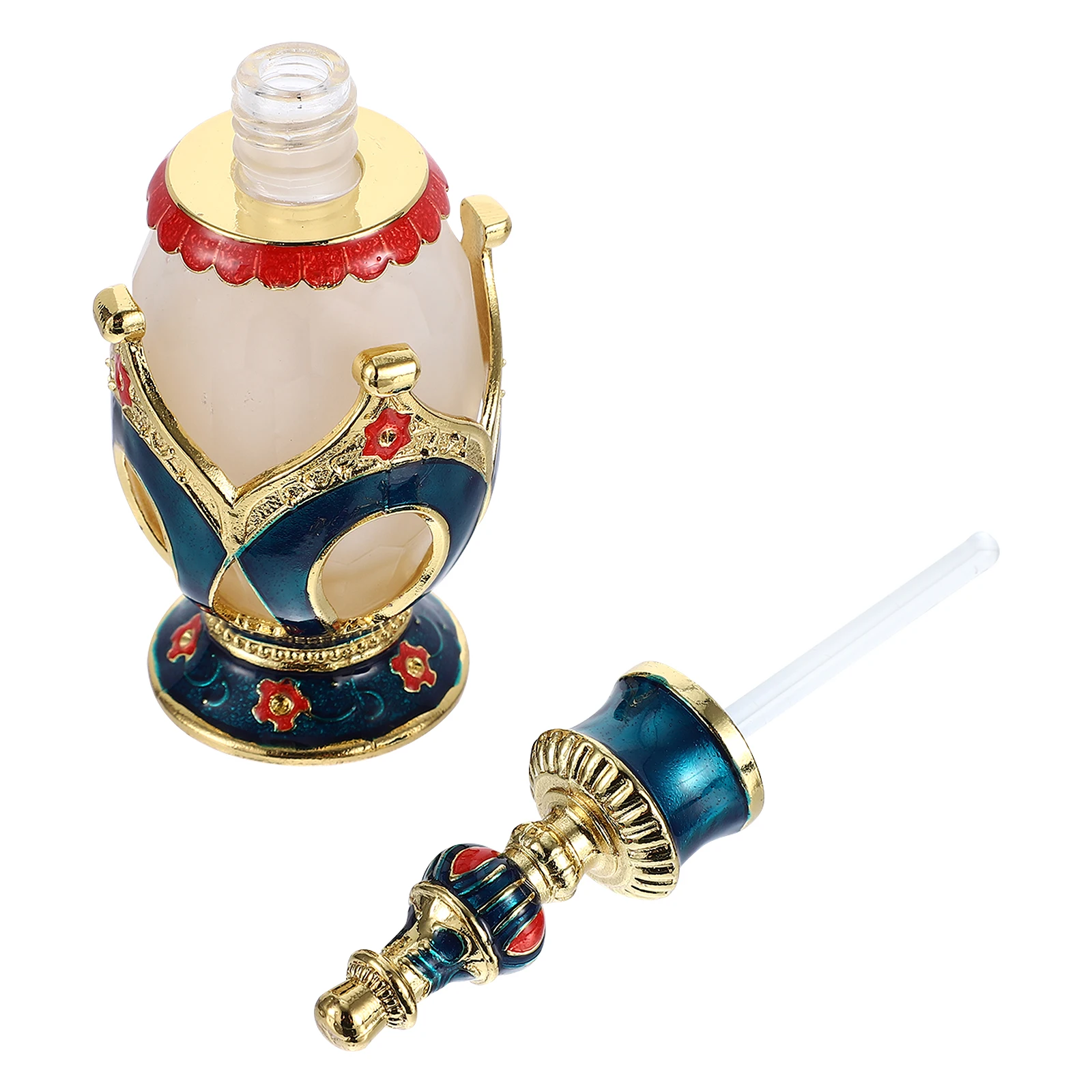 Botella de Perfume de 25 Ml, botellas de aceite de vidrio de Oriente Medio para boda, pulverizador de moda Vintage esencial vacío