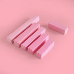 100PCS Pink Cardboard Eyeliner Packing Boxes DIY Lipstick Lip Gloss Cosmetics Packaging Box For Tubes Valves Gift Package