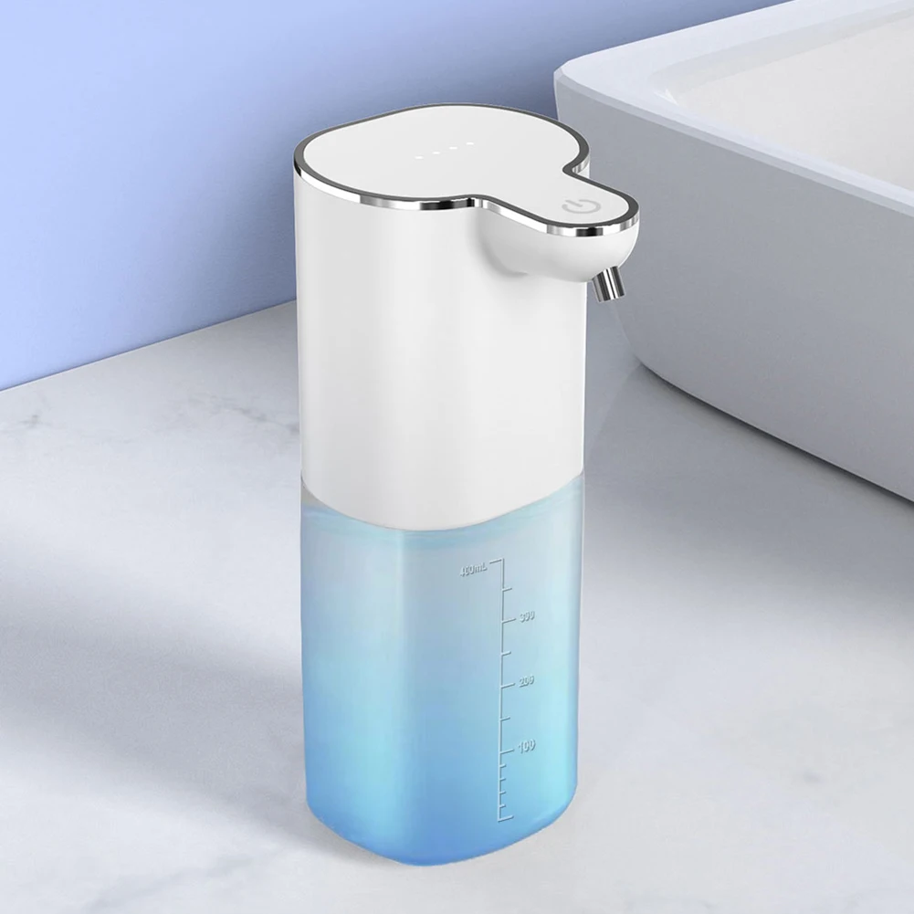 400 ml automatische zeepdispensers wandmontage slimme washandmachine USB opladen 4 niveaus verstelbaar voor badkamer keuken