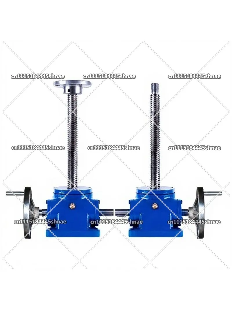 elevator electric hand operated worm gear reducer small linkage screw synchronous lifting platform SWL screw