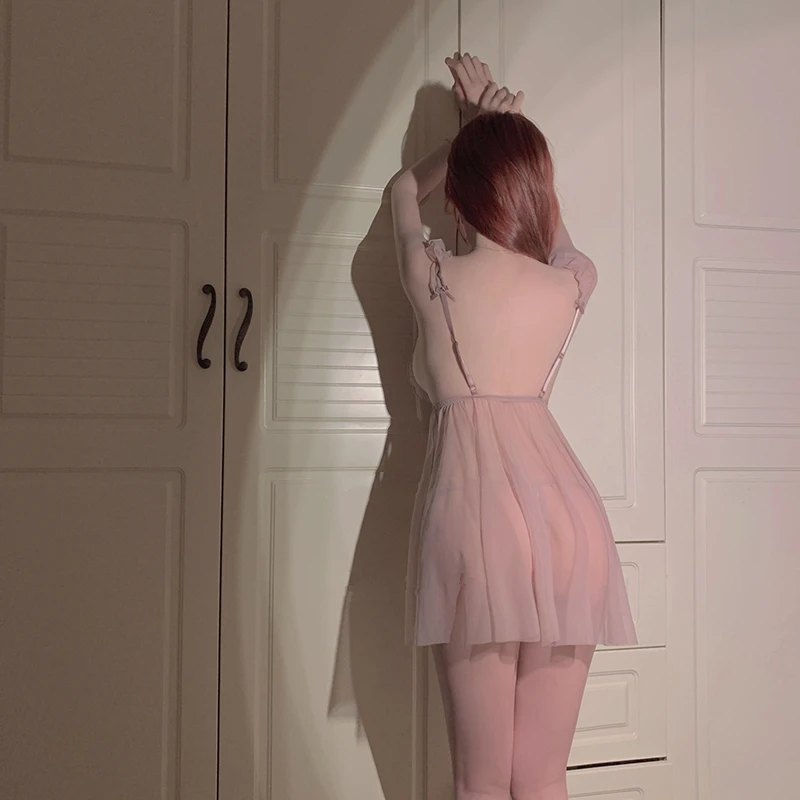 Lencería porno, uniforme ahuecado sexy para mujer, seductor, suspensorio de puro deseo, perspectiva sexy
