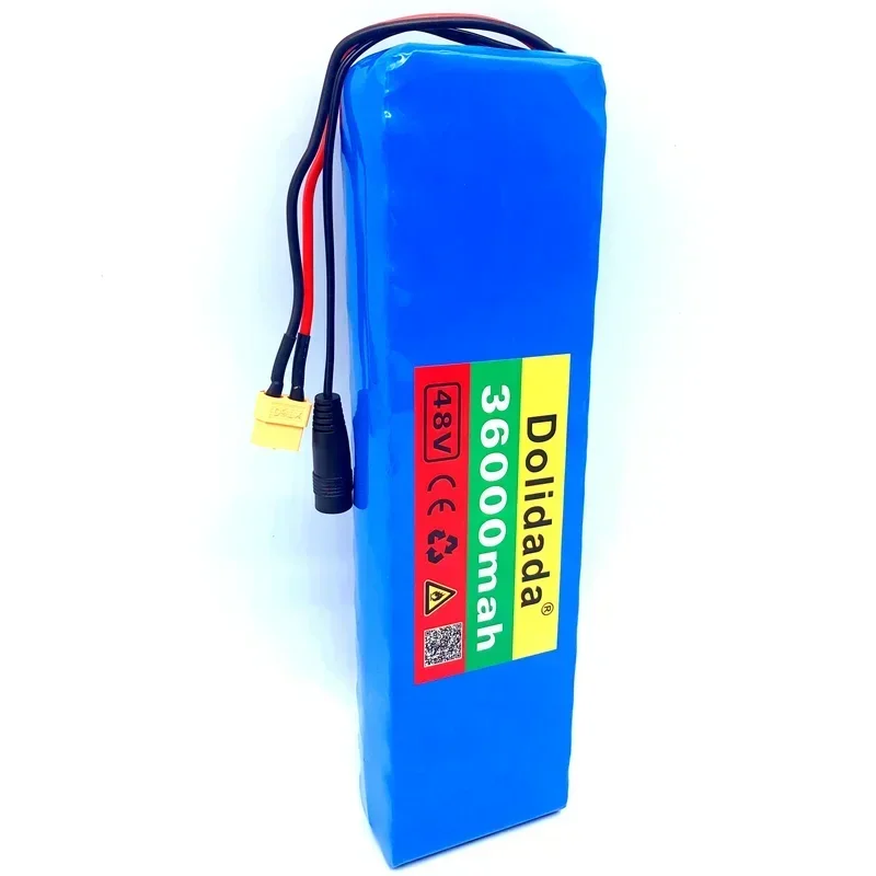 13S2P 48V 36000mAh 54.6v Electric Scooter Battery Lithium Electric Scooter 500W Electric Scooter Battery 13s2p 48V Battery