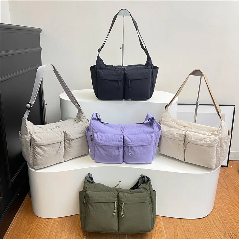 

New Fashion Women's Crossbody Bag Large Capacity Travel Shopping Bag High Quality Soft Shoulder Bag Commuting Work Messenger Bag
