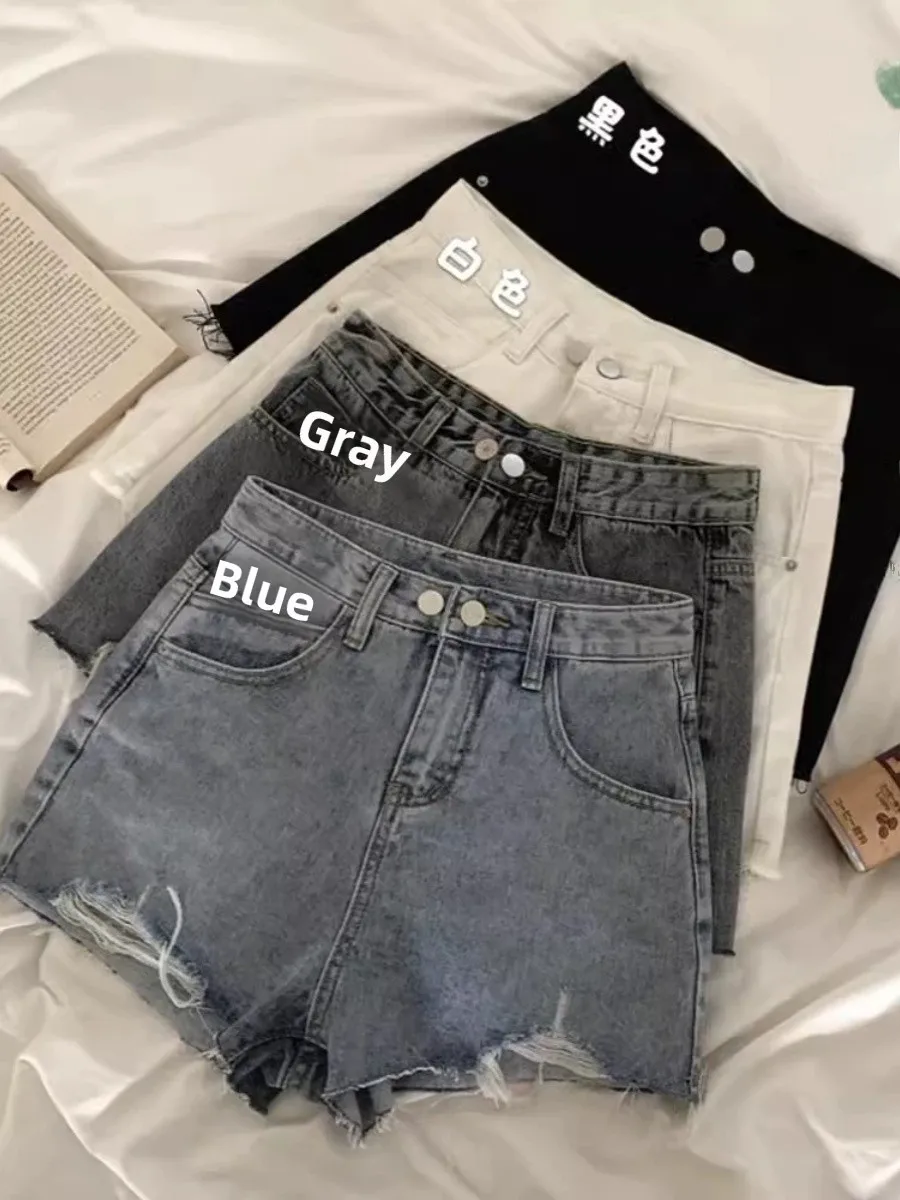 

High Waist Wide Leg Denim Shorts for Women Summer Loose plus Size Slimming Hot Pants Short Pants for plus Size Women