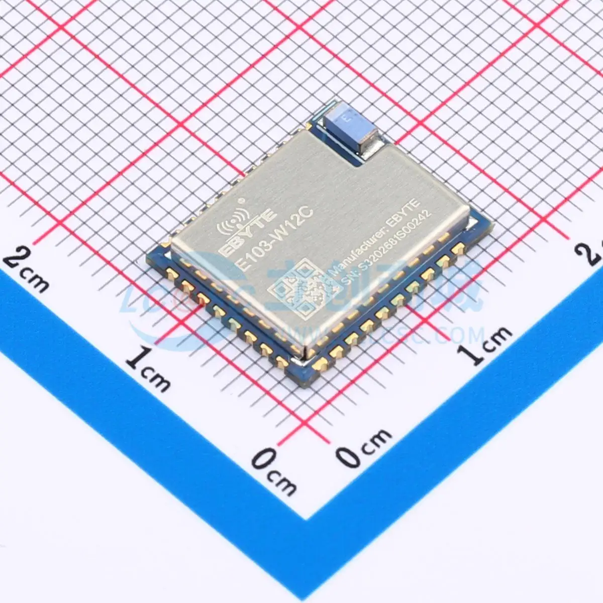 2pcs E103-W12C SMD 16x13mm DA16200 802.11b/g/n GPIO PWM ADC UART WiFi Wireless Module for Smart Home System