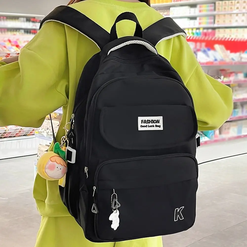 

Корейские школьные сумки для студентов, легкий водонепроницаемый рюкзак для студентов колледжа, большая вместимость, регулируемые ремни