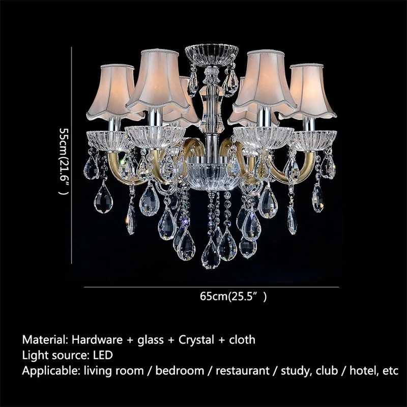 SOFEINA European Style Chandelier Lamp LED Pendant Lighting Luxury Decorative Fixtures for Home Hall