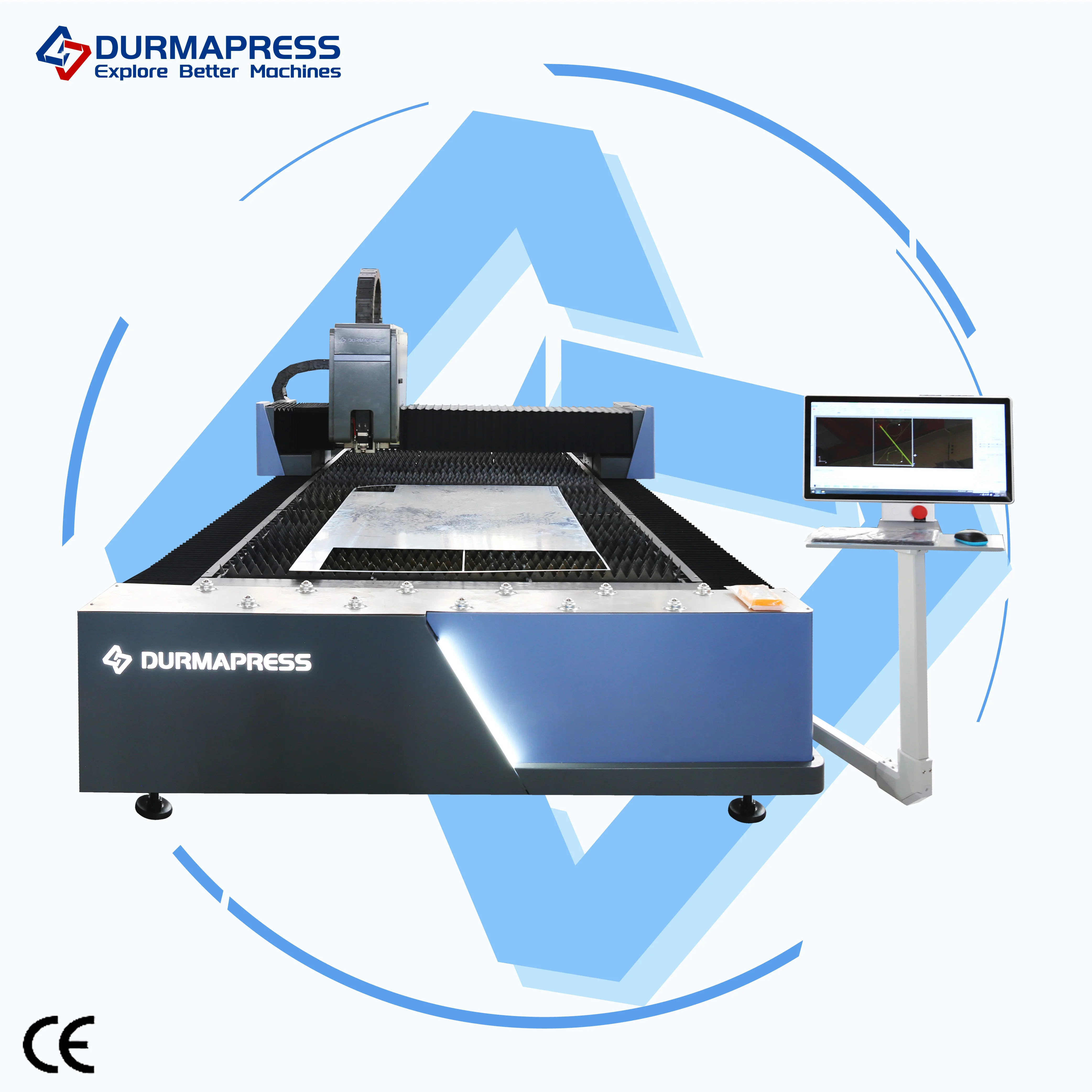 

BS-3015D 3Kw Fiber Laser Cutting Machine Price For3Mm Aluminum Price Full Protective Enclosed Cnc Fiber Laser Cutting Machine