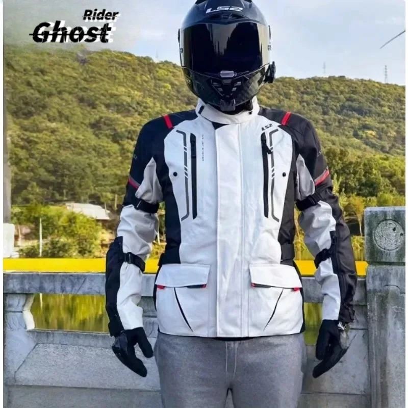 

For NARVIK Moto Jacket Winter Warm Waterproof Windproof Original Motocross Riding Jacket Men Women Anti-fall Rally Kit AB